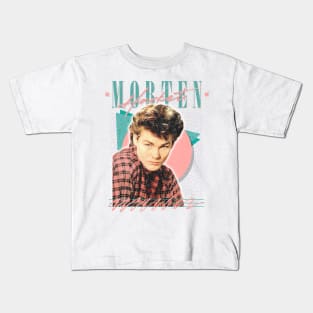80s Vintage Style Morten Harket Aesthetic Design Kids T-Shirt